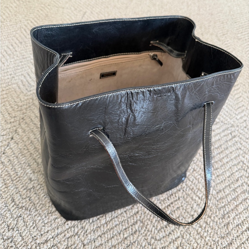 Vintage Kate Spade Leather Structured Tote